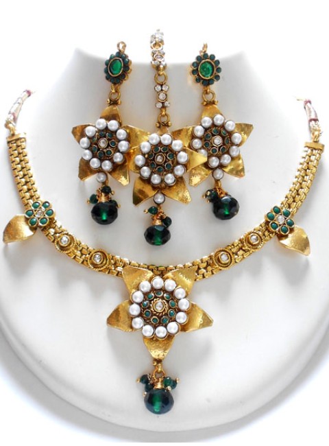 Polki Jewellery Set